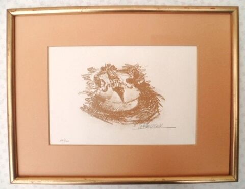 Lithographie encadr Paul Leberger 50 Toulouse (31)