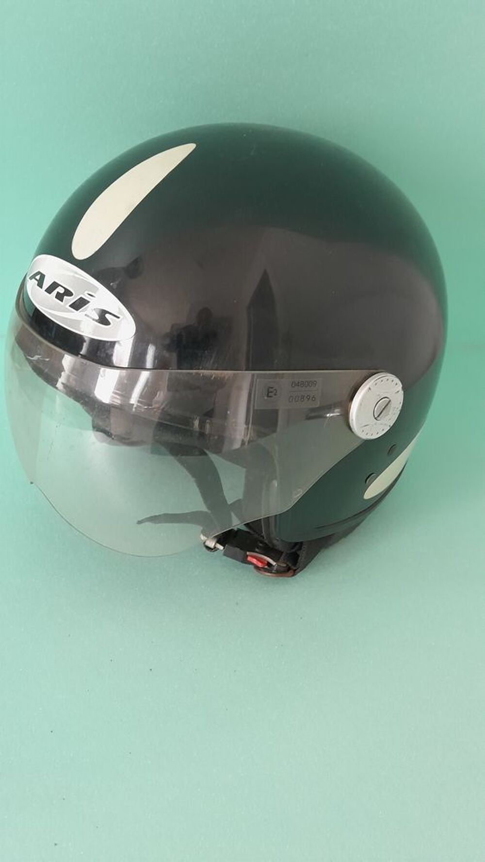 Casque de Moto Noir . Sports