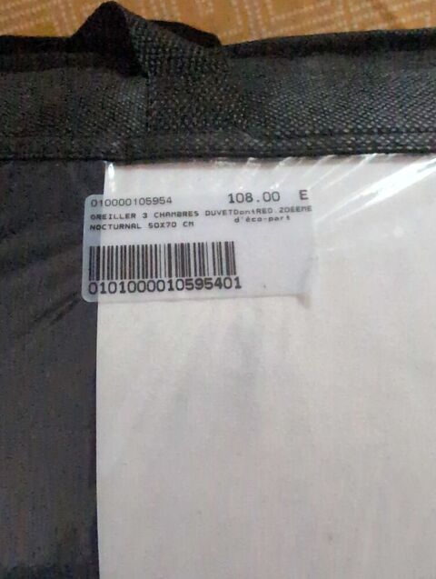 Oreiller duvet neuf 50x70 70 Etzling (57)