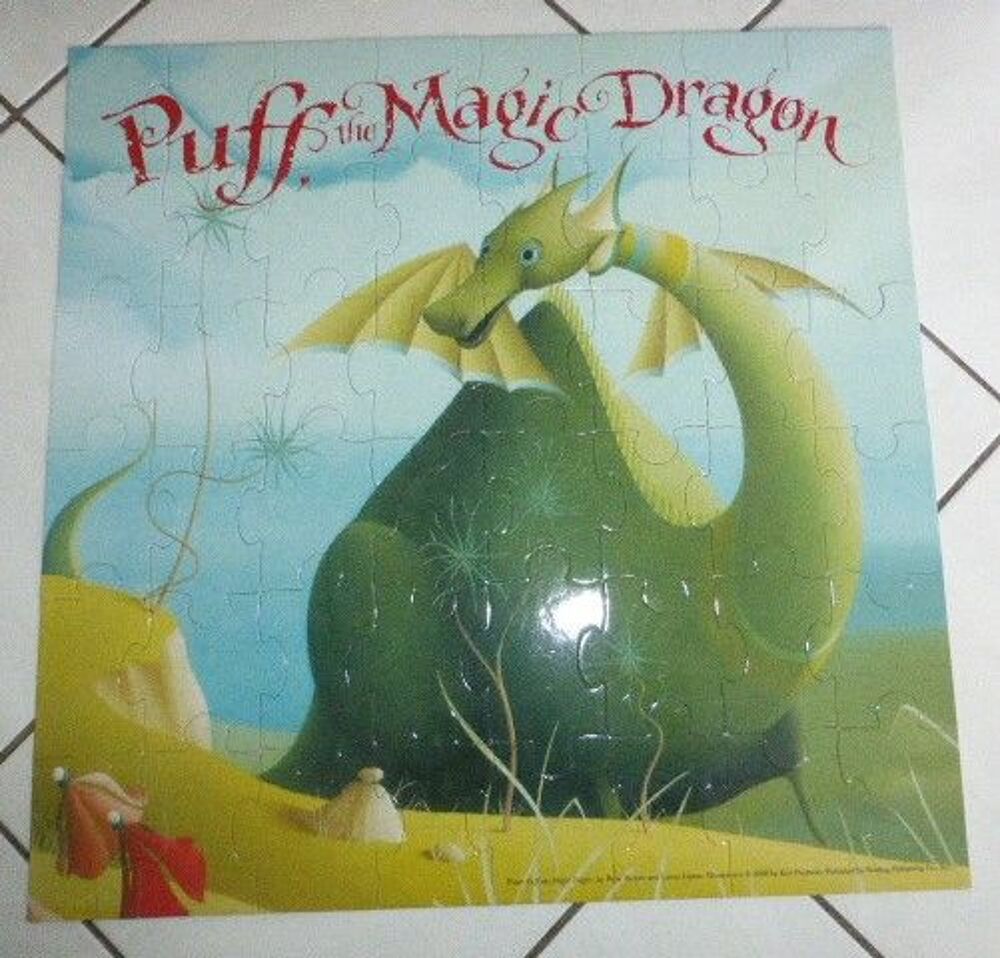 Puzzle 48 pi&egrave;ces Puff le dragon magique Jeux / jouets