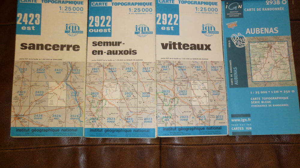 Cartes IGN NEUVES Sports