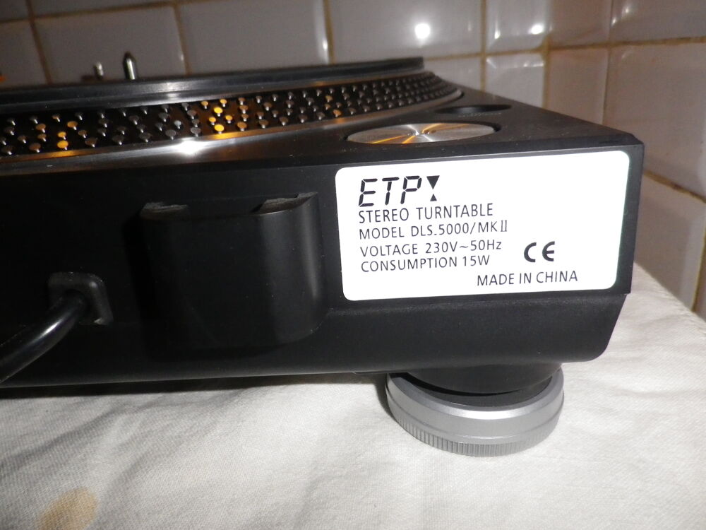Platine vinyle ETP DLS 5000 MK2 Audio et hifi