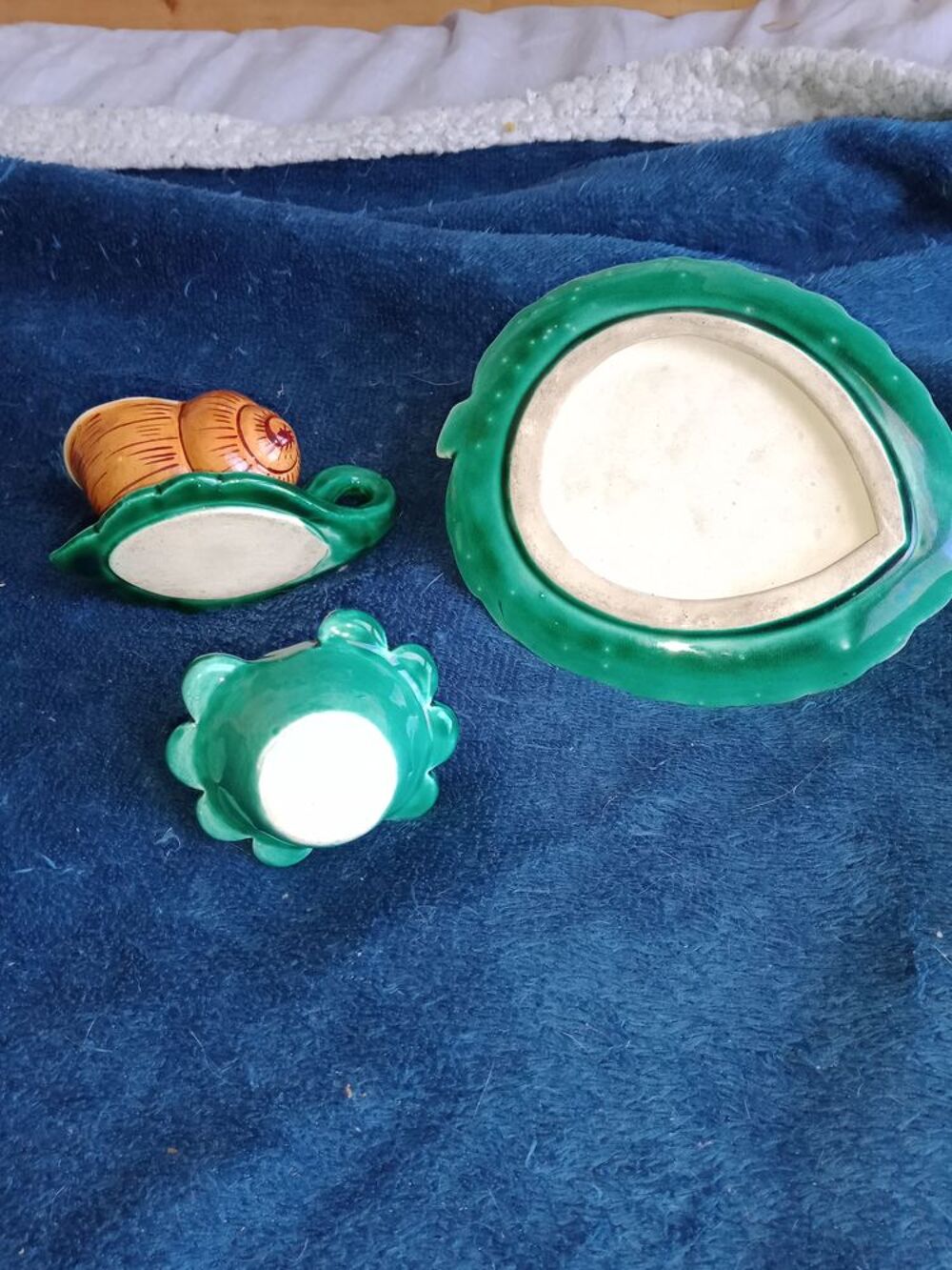 3 petit plat en c&eacute;ramique Décoration