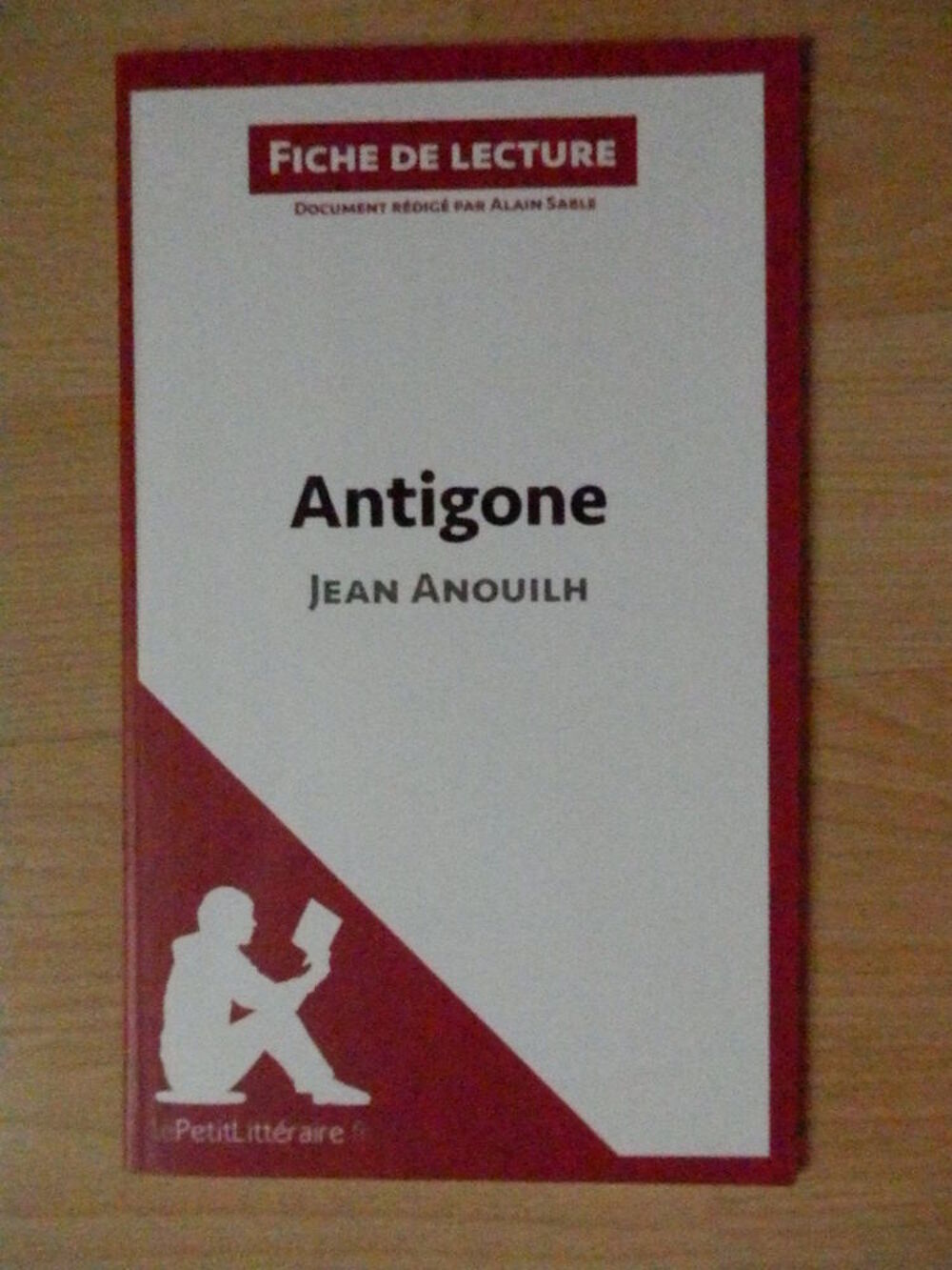 Fiche de lecture : Antigone de Jean Anouilh : NEUF Livres et BD