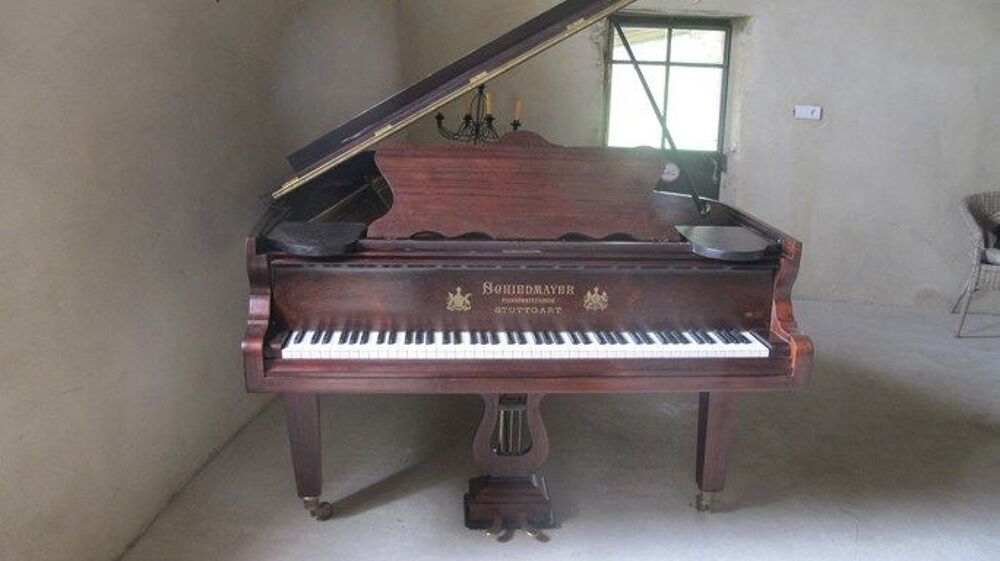 Piano demi-queue Schiedmayer &amp; Soehne acajou 211 cm de 1897 Instruments de musique
