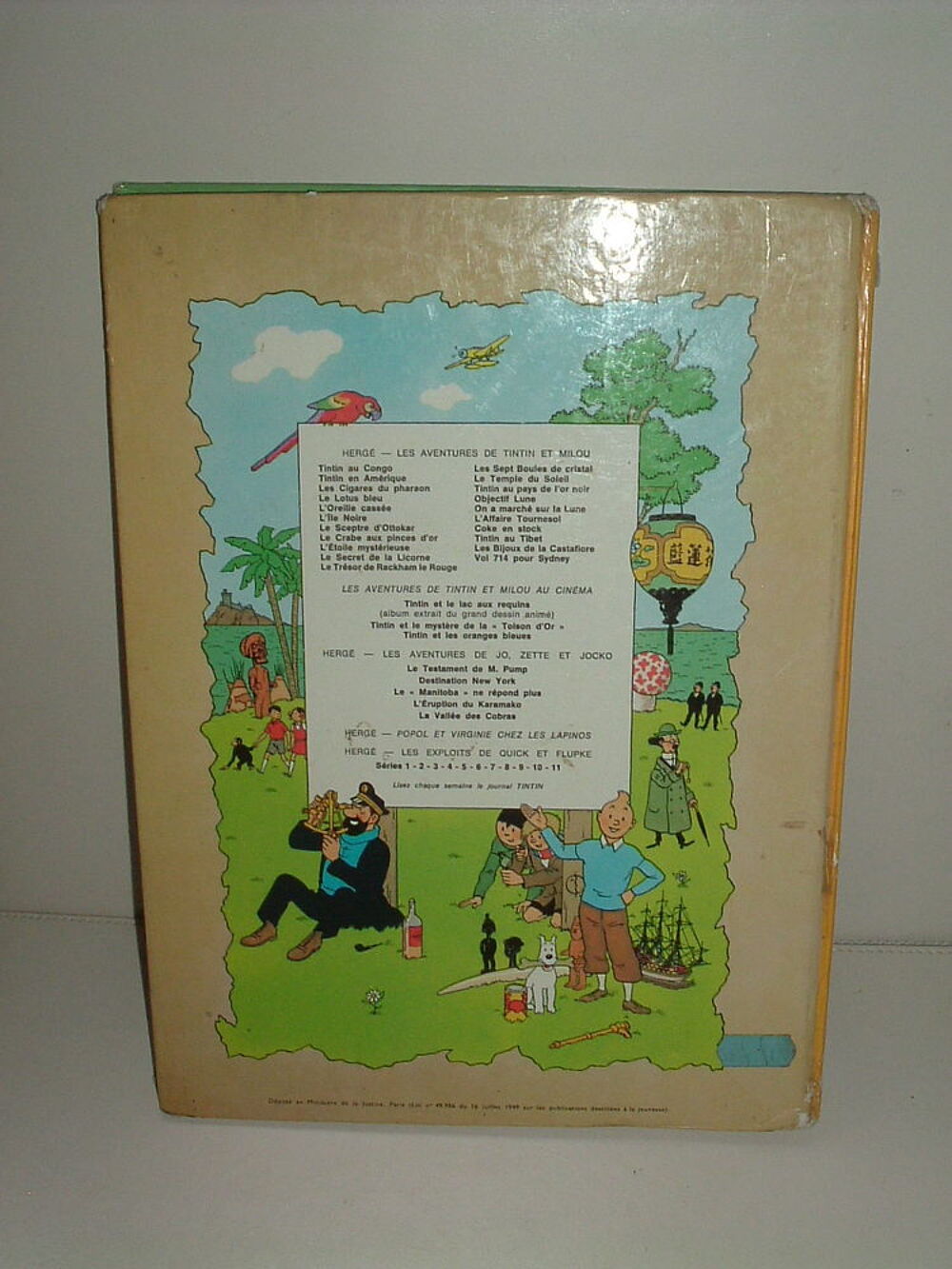 BD Tintin " Les 7 boules de Cristal " Livres et BD