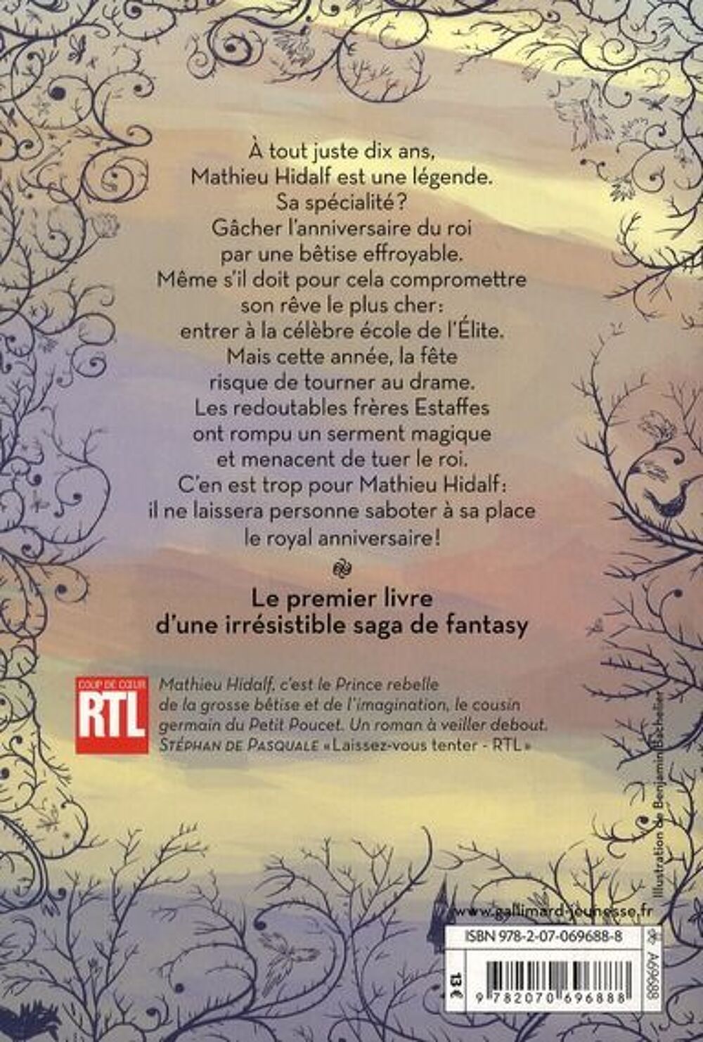 Le premier d&eacute;fi de Mathieu Hidalf Livres et BD