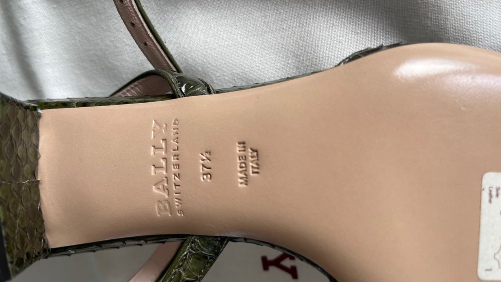 Chaussures BALLY Sayane femme?Neuves? Taille 37,5 ? Italie Chaussures