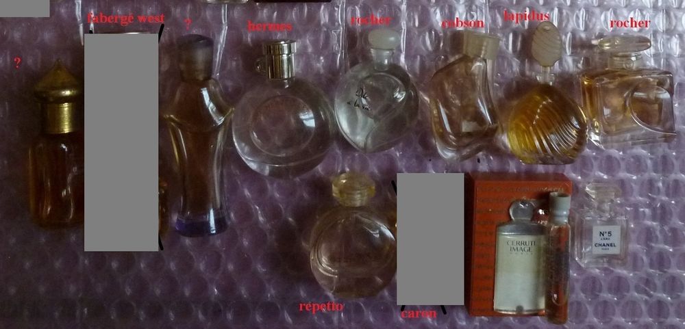 flacons parfum vides 