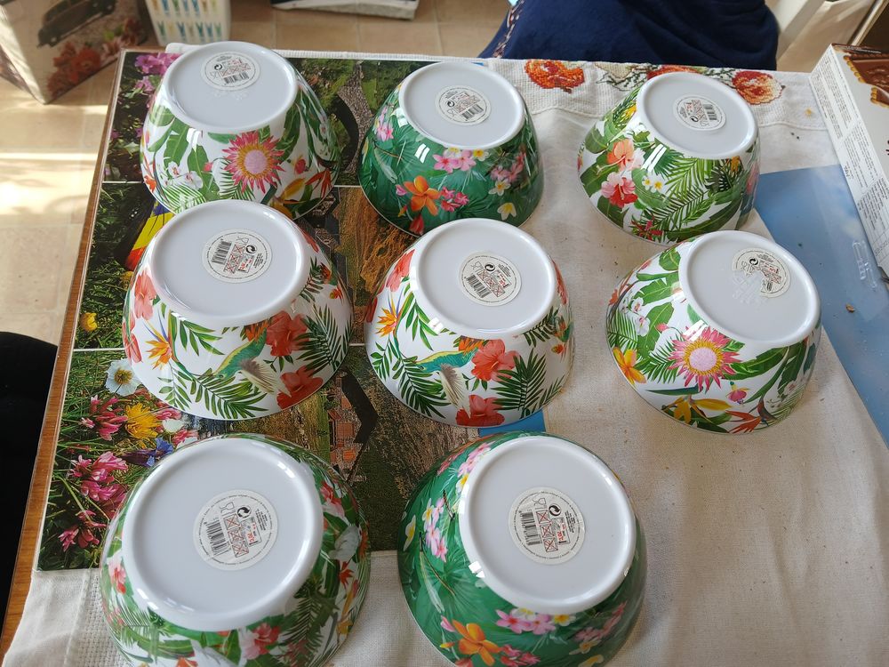 Assiettes et bols plastique Cuisine