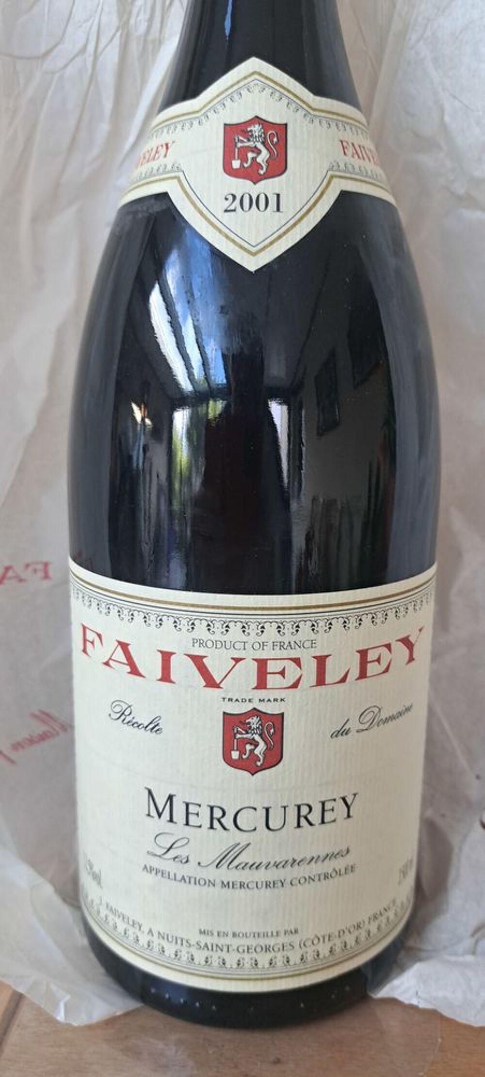 Magnum MERCUREY rouge 2001 
