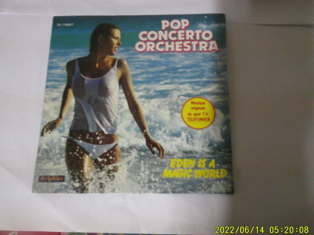 Disque Vinyle . POP CONCERTO ORCHESTRA 