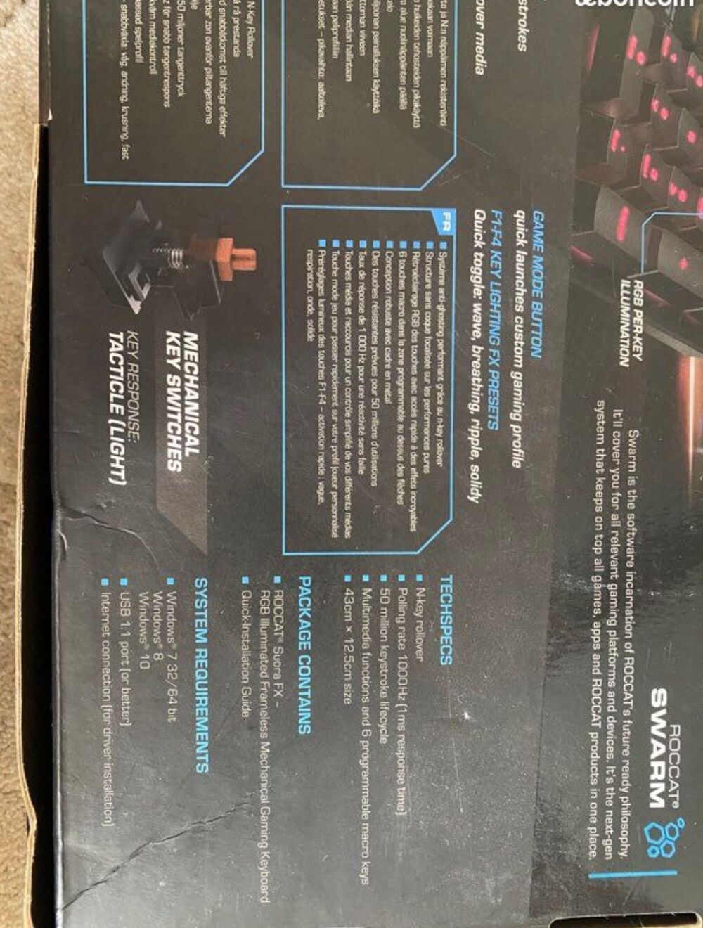 Clavier Gamer Roccat Suora FX
Matériel informatique
