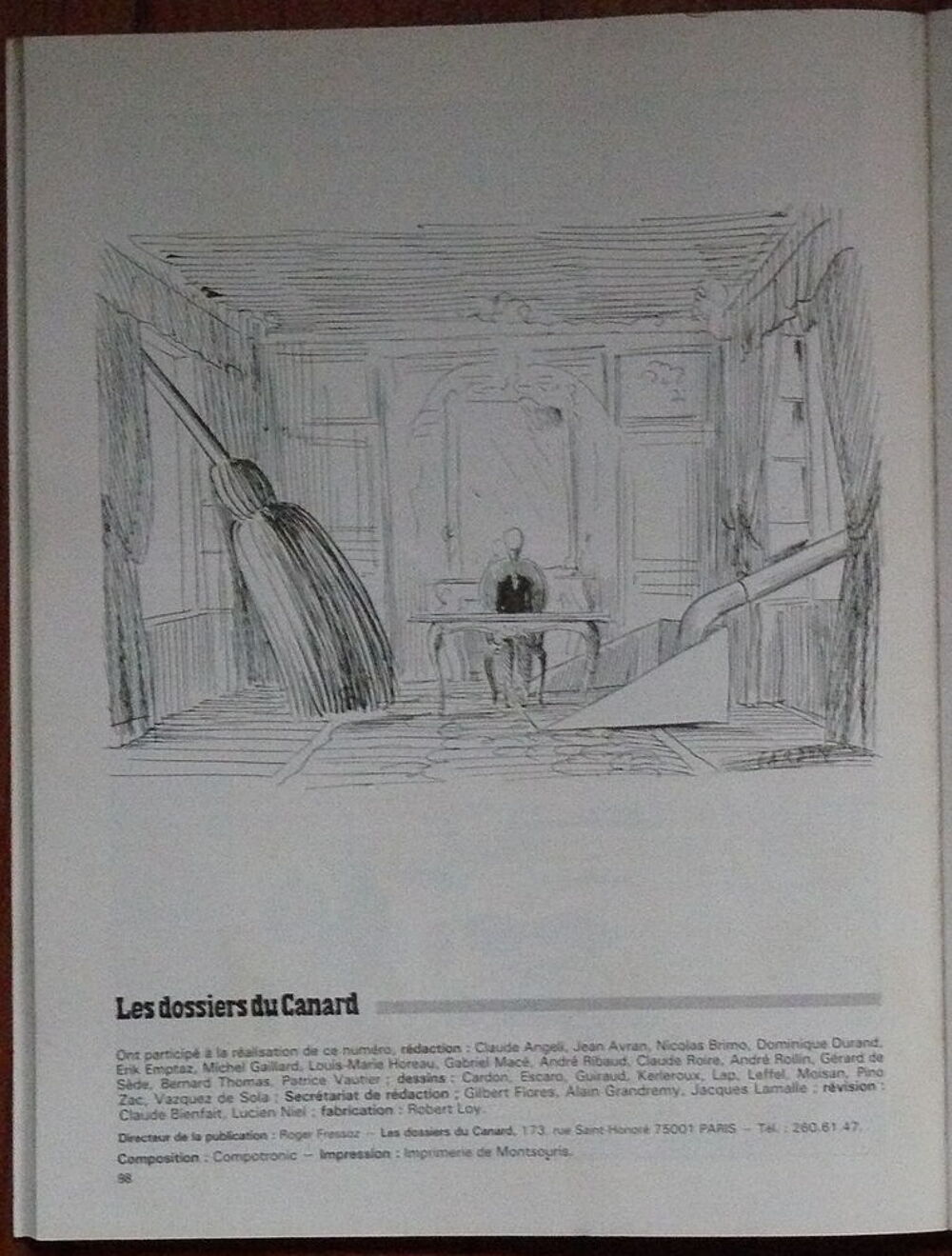 Dossier du Canard Encha&icirc;n&eacute; N&deg;1 