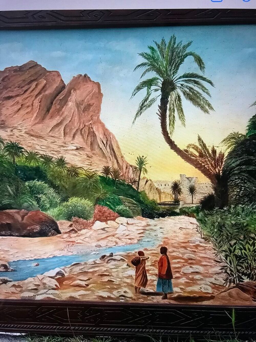 Tableau ancien. Décoration