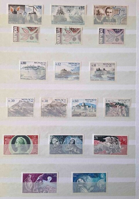 Série de timbres de collection de Monaco A 30 Gap (05)