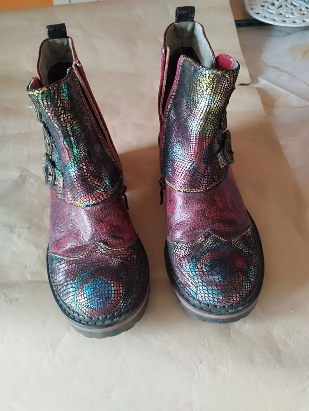 Bottines originales Laura Vita ? tr&egrave;s bon &eacute;tat Chaussures