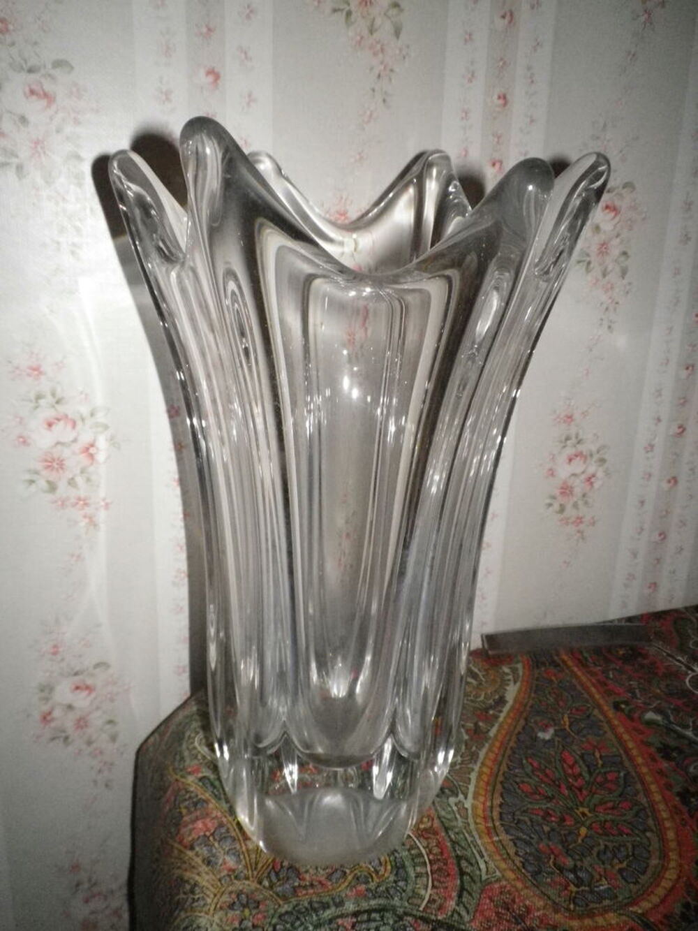 Grand vase cristal de Baccarat Décoration