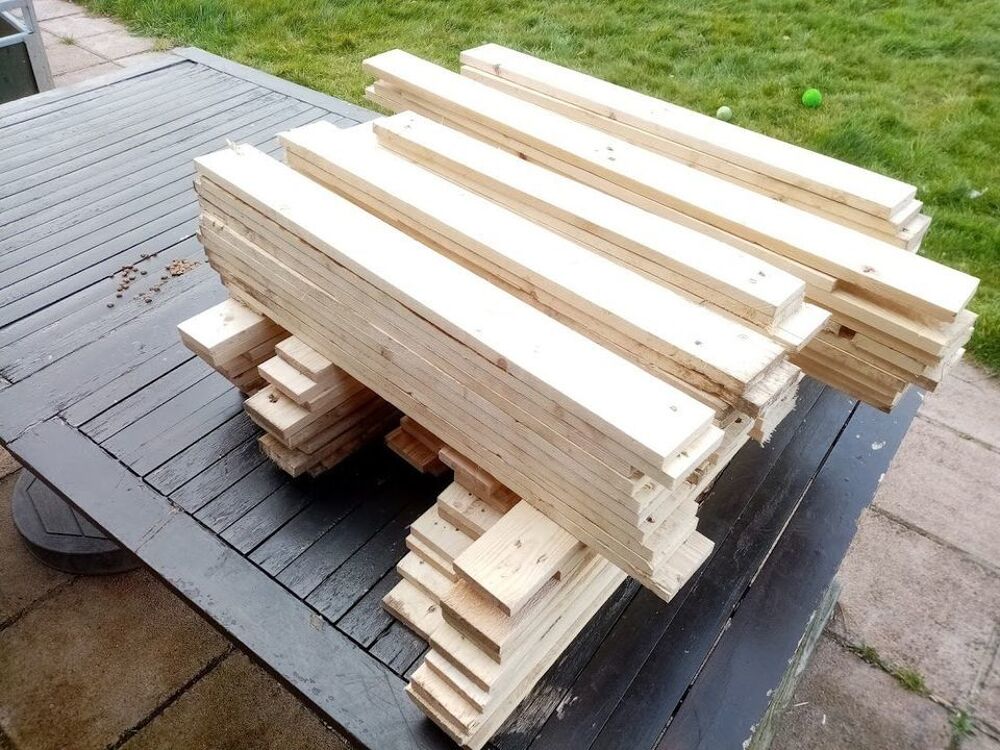 Planches de palettes. Bricolage
