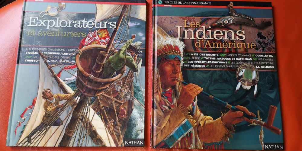 Livres Les Indiens d'Am&eacute;rique et Explorateurs aventuriers - Livres et BD