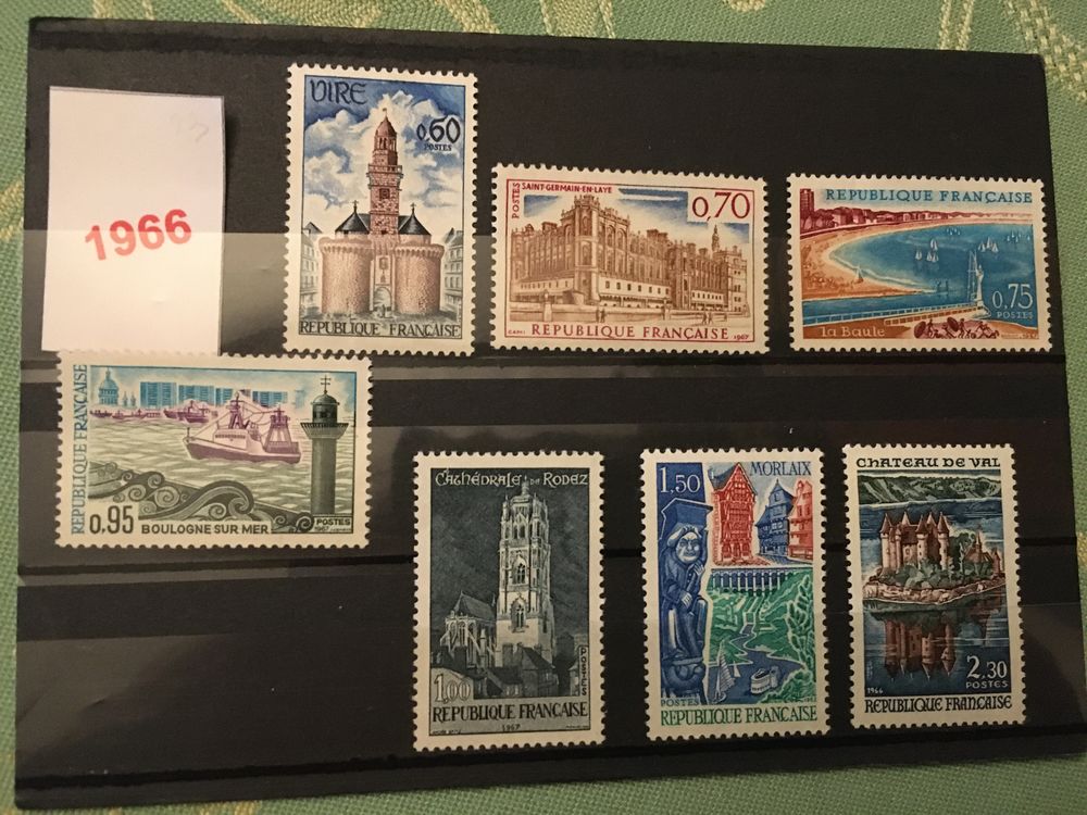 Timbres de Collection de France Neufs ** 1966 