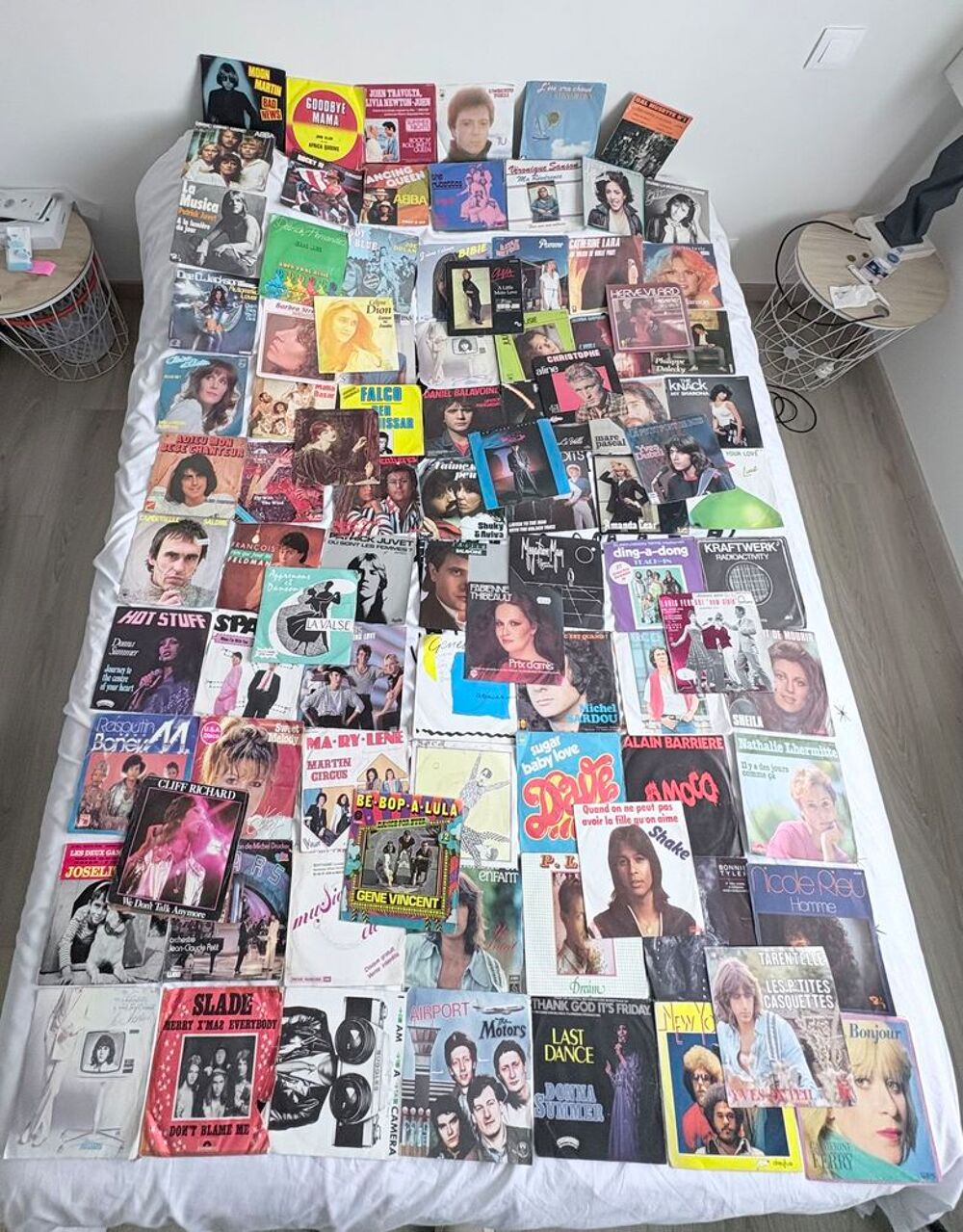 lots de 103 vinyles CD et vinyles
