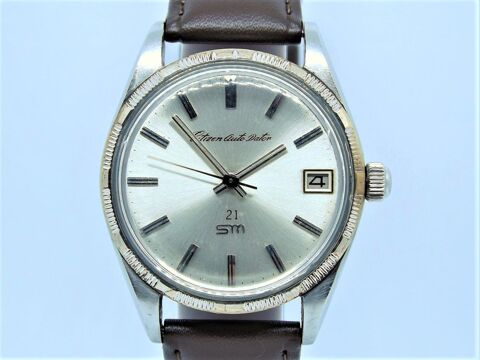 Rare montre Citizen Auto Dater SM 21 rubis 1965 149 Larroque (31)