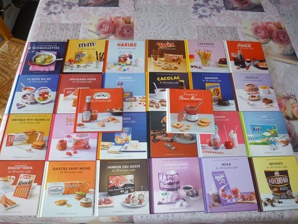 Lot livreS recette cuisine marques M&amp;M's Coca Milka nutella Livres et BD