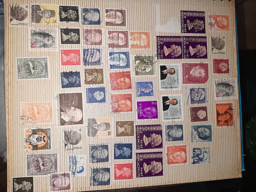Collection de timbres 