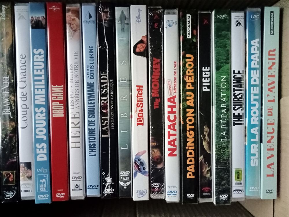 lot de 20 dvds neuf DVD et blu-ray