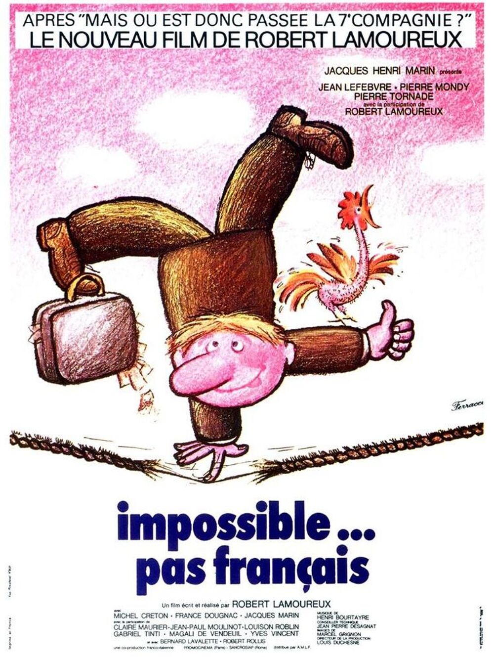 Impossible... pas fran&ccedil;ais (1974)
DVD et blu-ray
