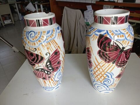 Vases en  porcelaine de Lun�ville K et G. 20 Cheval-Blanc (84)