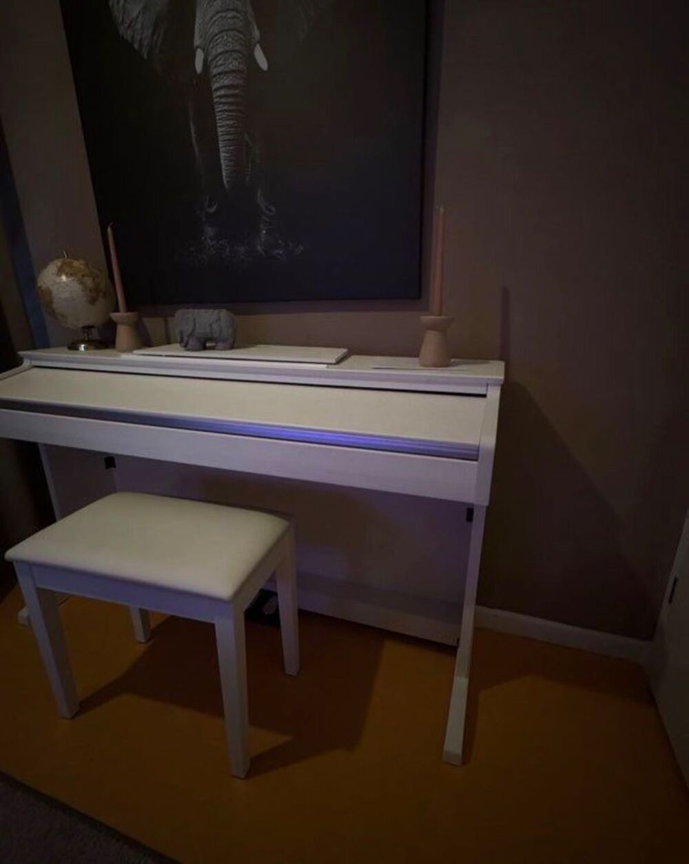 Piano Thomann DP32 + tabouret pianiste white Instruments de musique