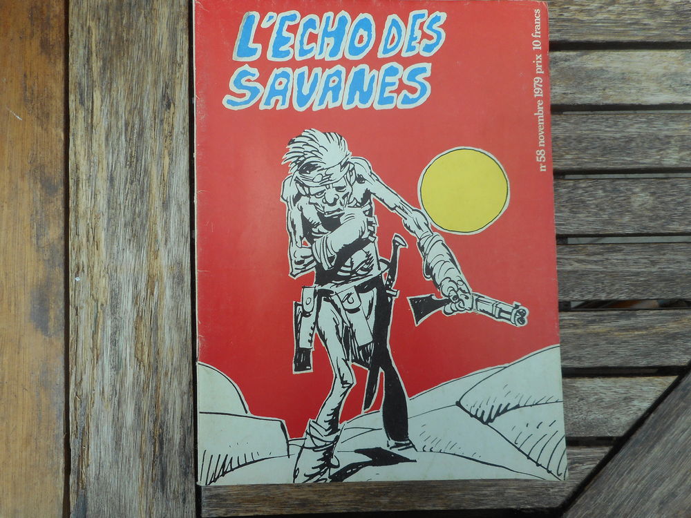 Lot de 3 revues &eacute;cho des savanes de 1979 n&deg; 56 57 et 58 Livres et BD