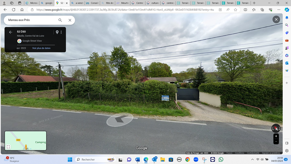 Vente Terrain terrain de 1531m2 non constructible Nibelle