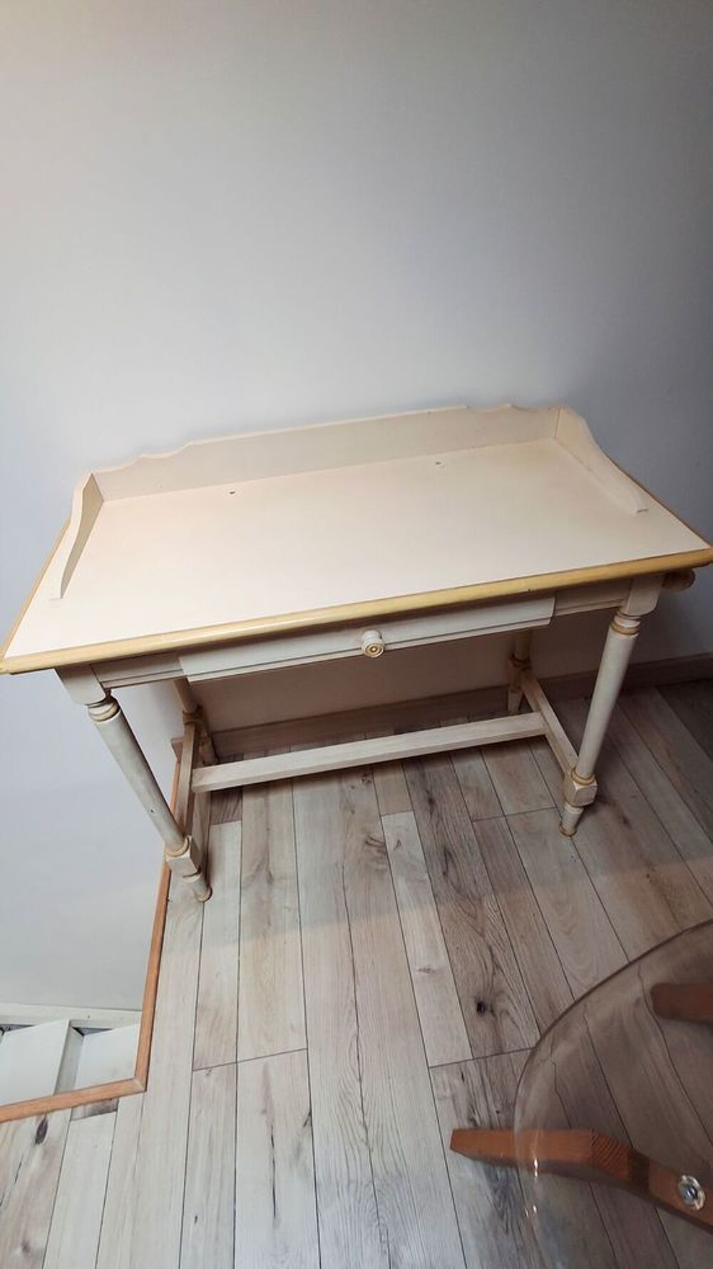 Coiffeuse en pin massif avec miroir Meubles