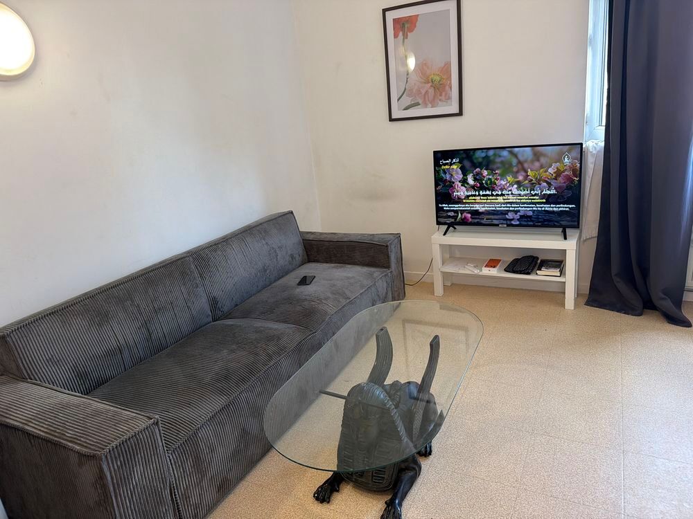 Canap&eacute; 2 places + Grande TV ? Tr&egrave;s bon &eacute;tat
M Meubles