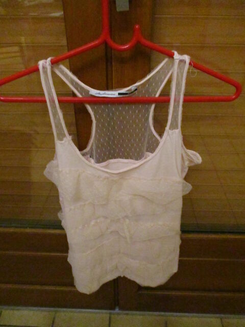 lot de 3 d�bardeurs blanc ou rose � bretelles 38/40 0 M�rignies (59)