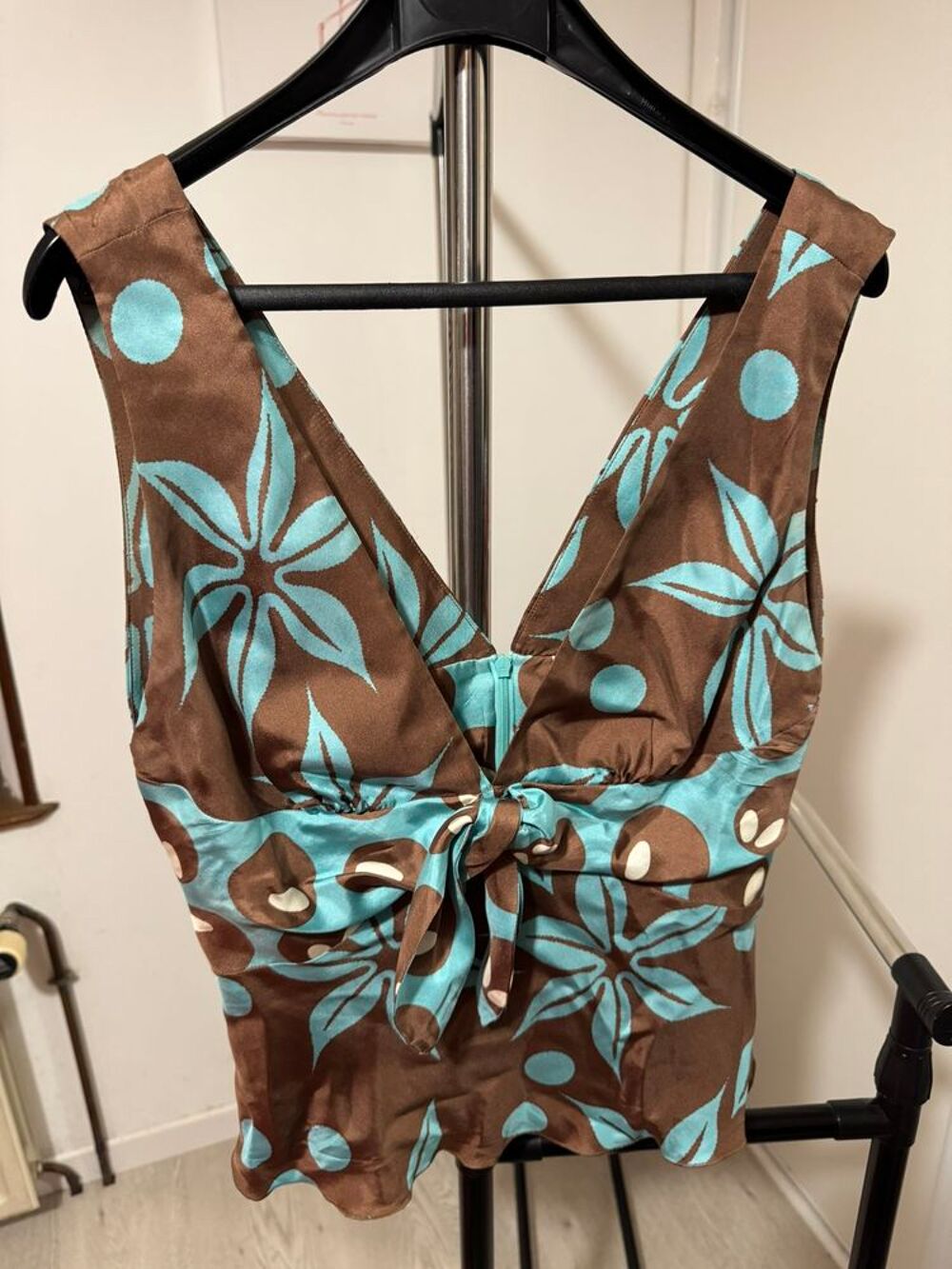 ? Ensemble 2 pi&egrave;ces TARA JARMON soie 100 % ? Top + Jupe Vêtements