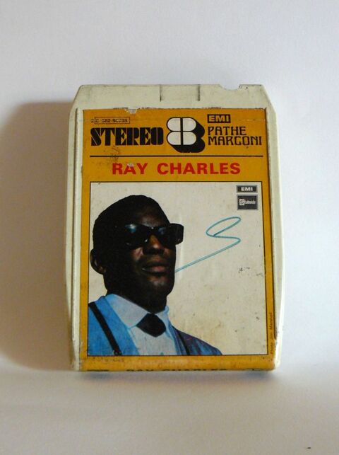 K7 8 pistes Ray Charles : Georgia on my mind - France 12 Argenteuil (95)