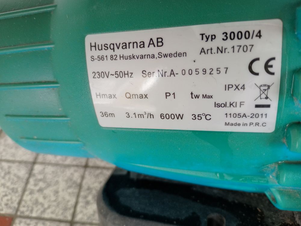 Pompe gardena Jardin