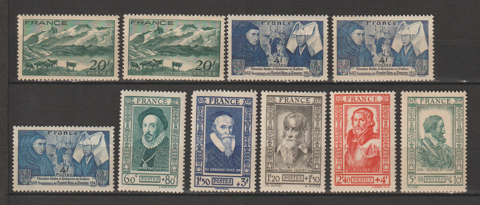 TIMBRES NEUFS** ANNEE 1943
12 Valros (34)