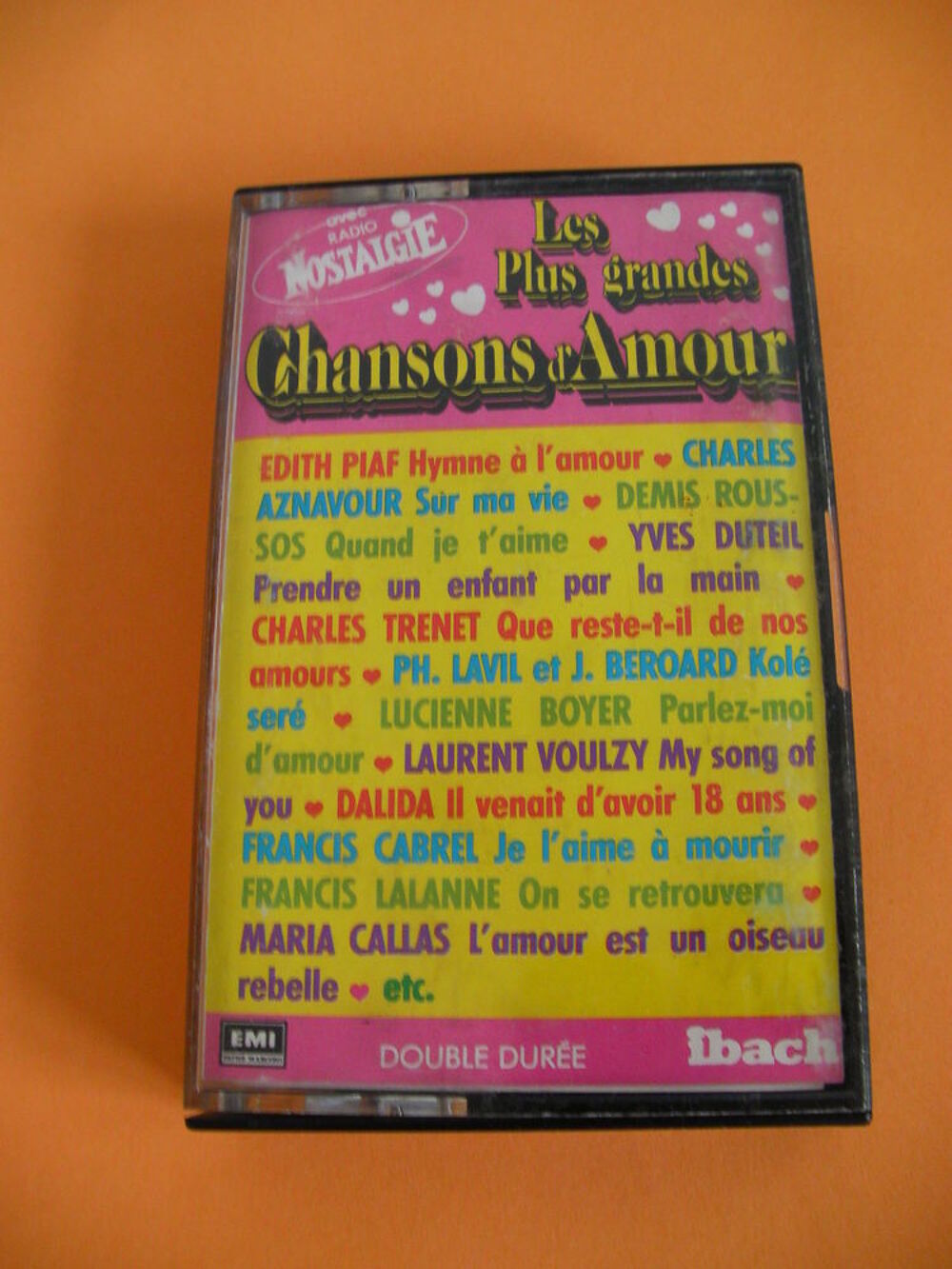 K7 AUDIO - LES PLUS BELLES CHANSONS D'AMOUR CD et vinyles