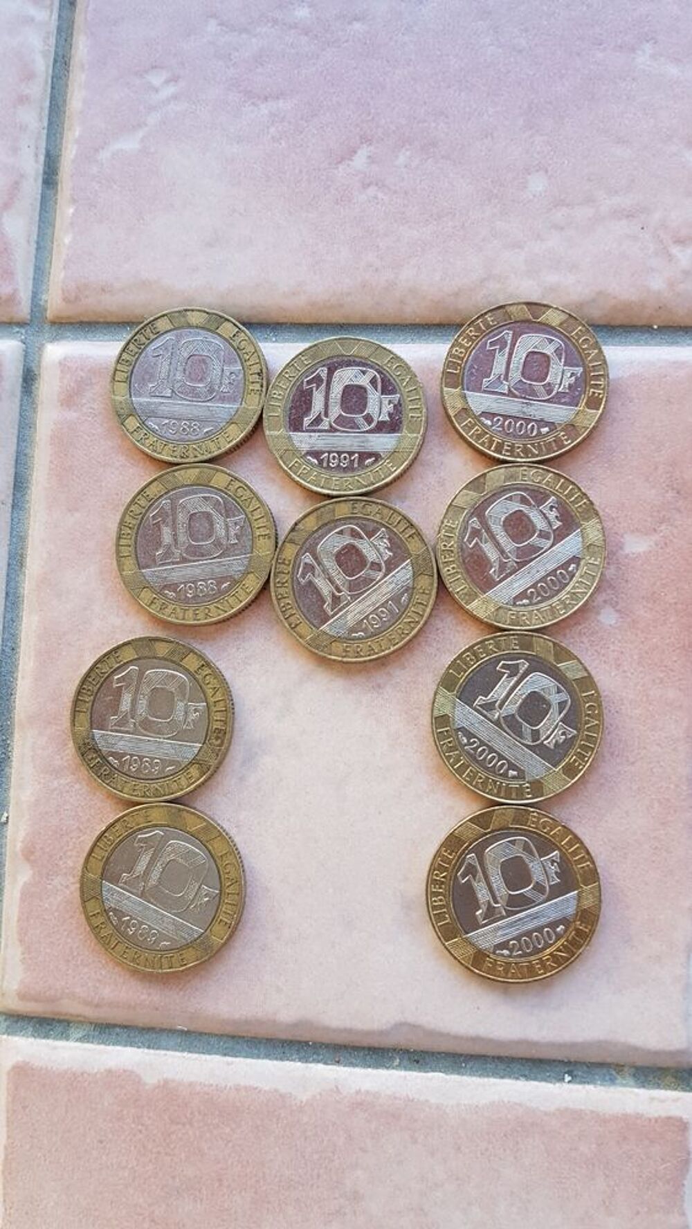 Pi&egrave;ces de monnaie 