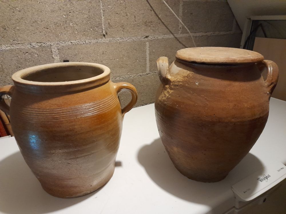Pots en gr&egrave;s et Saloirs Décoration
