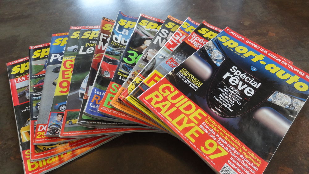 Revue "Sport Auto" Livres et BD