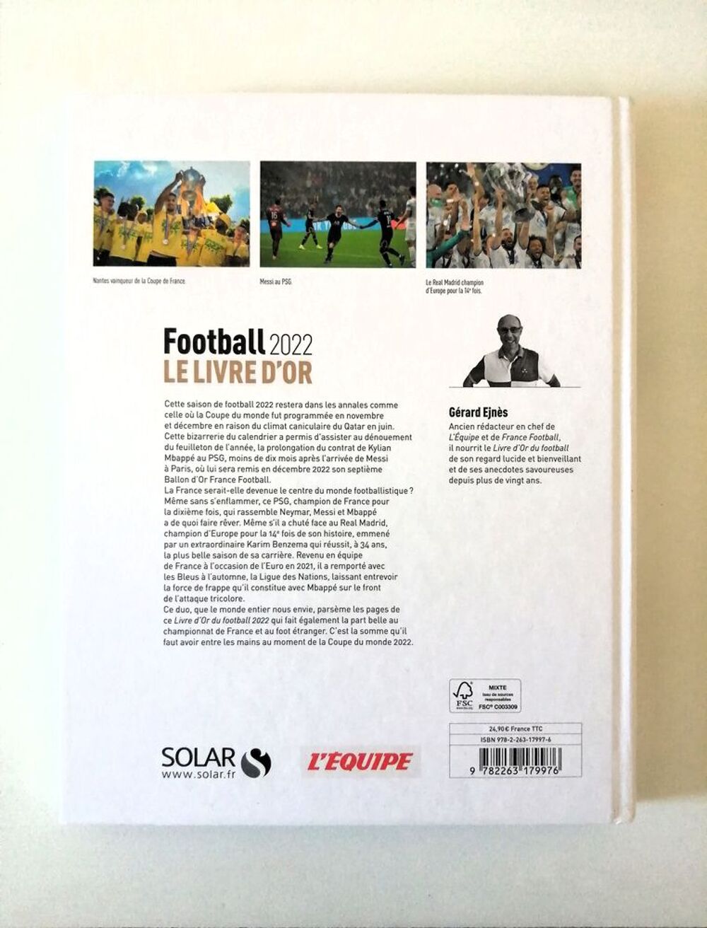 Le Livre d'Or du Football 2022 neuf Livres et BD