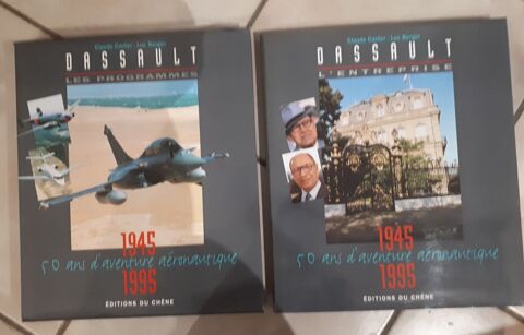 Livres de collection sur l'histoire de l'entreprise Dassault 12 Montigny-le-Bretonneux (78)