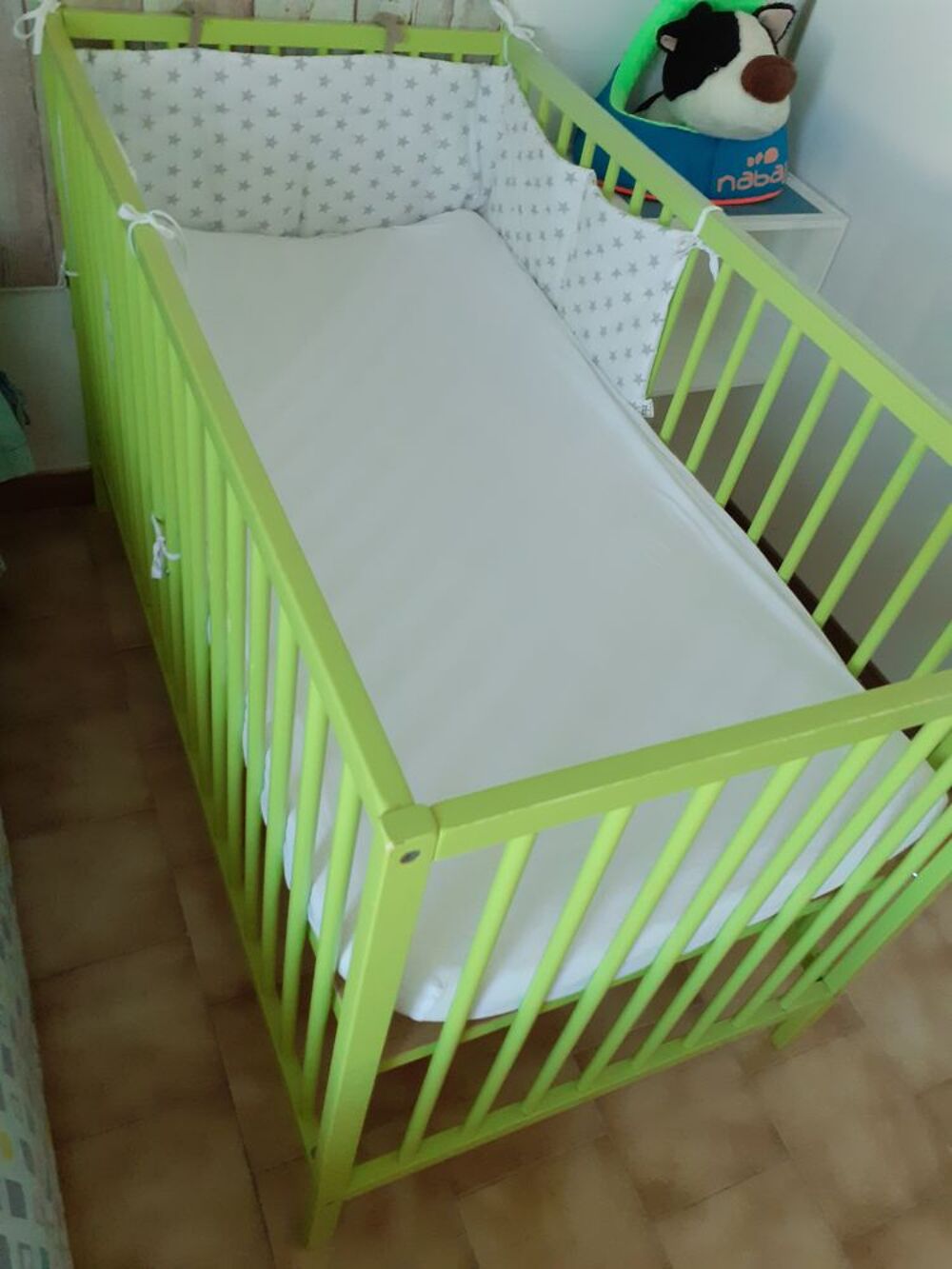 Lit d'enfant couleur anis Meubles