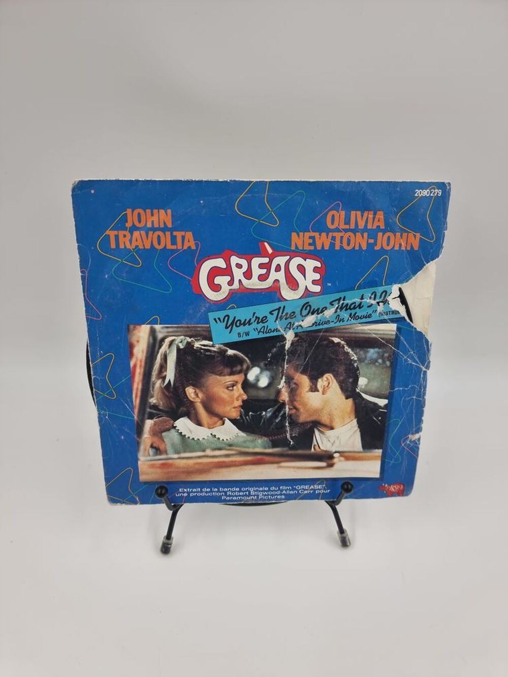 Vinyle 45 tours Grease : John Travolta &amp; Olivia Newton-John CD et vinyles